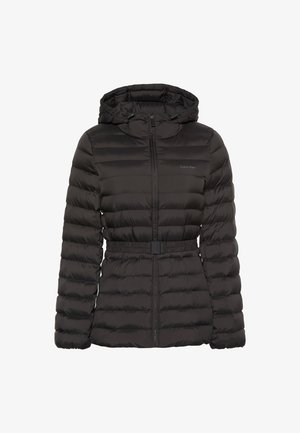 Calvin Klein, BELTED PUFFER - Χειμωνιάτικο μπουφάν - black