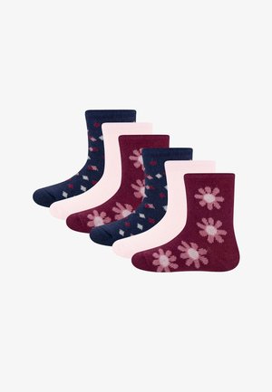 Ewers, 6ER PACK BLUMEN/PUNKTE - Socken - bunt