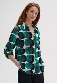 OPUS LANGARM FUMINE WITTY - Chemisier - deep teal