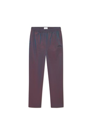 Les Deux SMITH SHINY TECH PANTS - Tracksuit bottoms - oil green