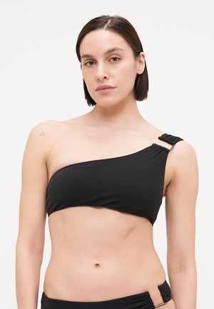 ONE SHOULDER BRALETTE - Bikini top - black