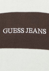 Guess Jeans STRIPED - Strickpullover - regal brown/warm