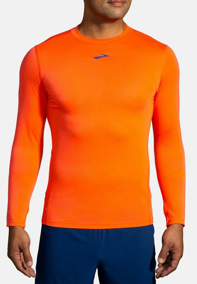 Brooks HIGH POINT - Maglietta a manica lunga - bright orange