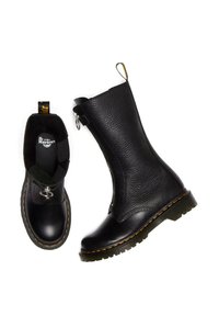 Dr. Martens Plateaulaarzen - nero