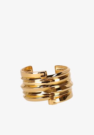 Elisabetta Franchi, ELISABETTA FRANCHI CUFF GOLD BRACELET - Bracciale - gold-coloured