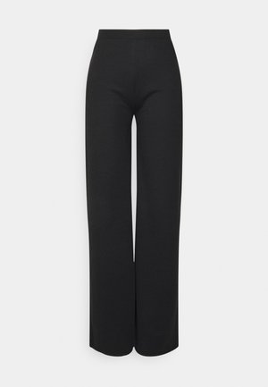 ONLFEVER WIDE PANTS - Housut - black