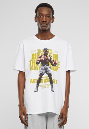 RUMBLE HEAVY TEE - Print T-shirt - white