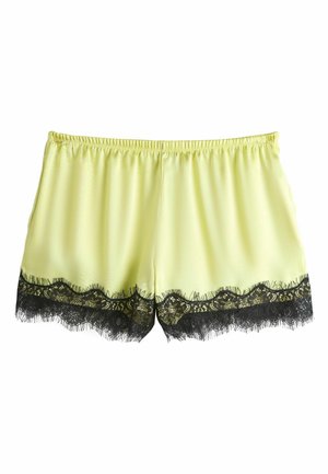 REGULAR FIT - TRIM  - Šortky - lime green