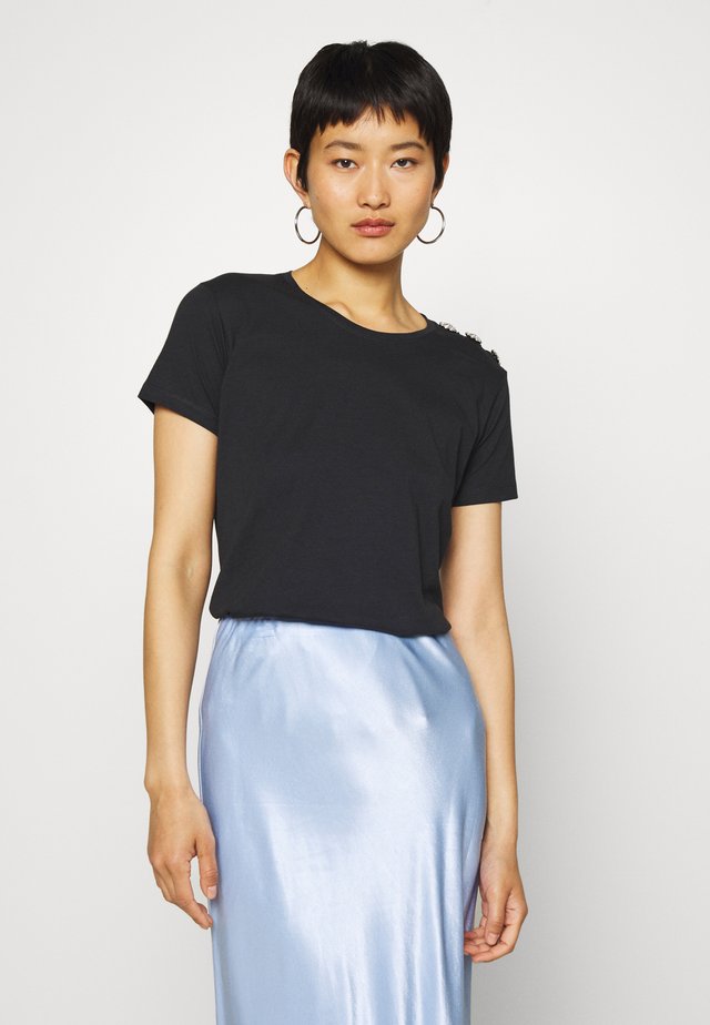 MOLLY - Basic T-shirt - anthracite black