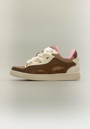 Buffalo LIBERTY  - Baskets basses - brown/cream/pink