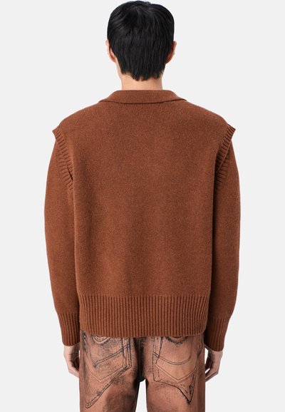 CAMPERLAB Stickad tröja - mittelbraun