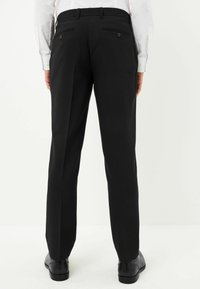 Next TAILORED SLIM FIT PLAIN - Püksid - black