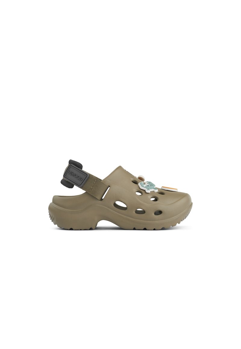 Liewood - MILAS UNISEX - Slippers - khaki / black, Enlarge