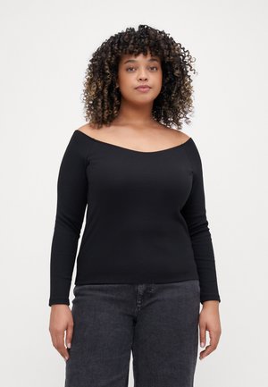 CARCARI OFF SHOULDER  - T-shirt à manches longues - black
