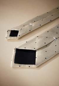 Next SIGNATURE MADE IN ITALY - Cravatta - neutral brown navy blue