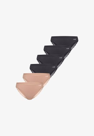 Sloggi, SLOGGI 6PACK - Trusser - schwarz beige