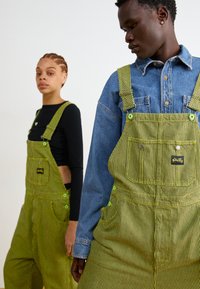 Stan Ray EARLS BIB UNISEX - Denim tuinbroek - lime/black hickory