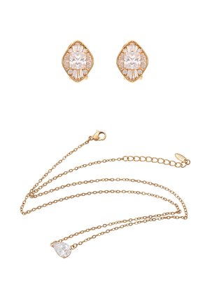 SET - Øreringe - rose gold-coloured white