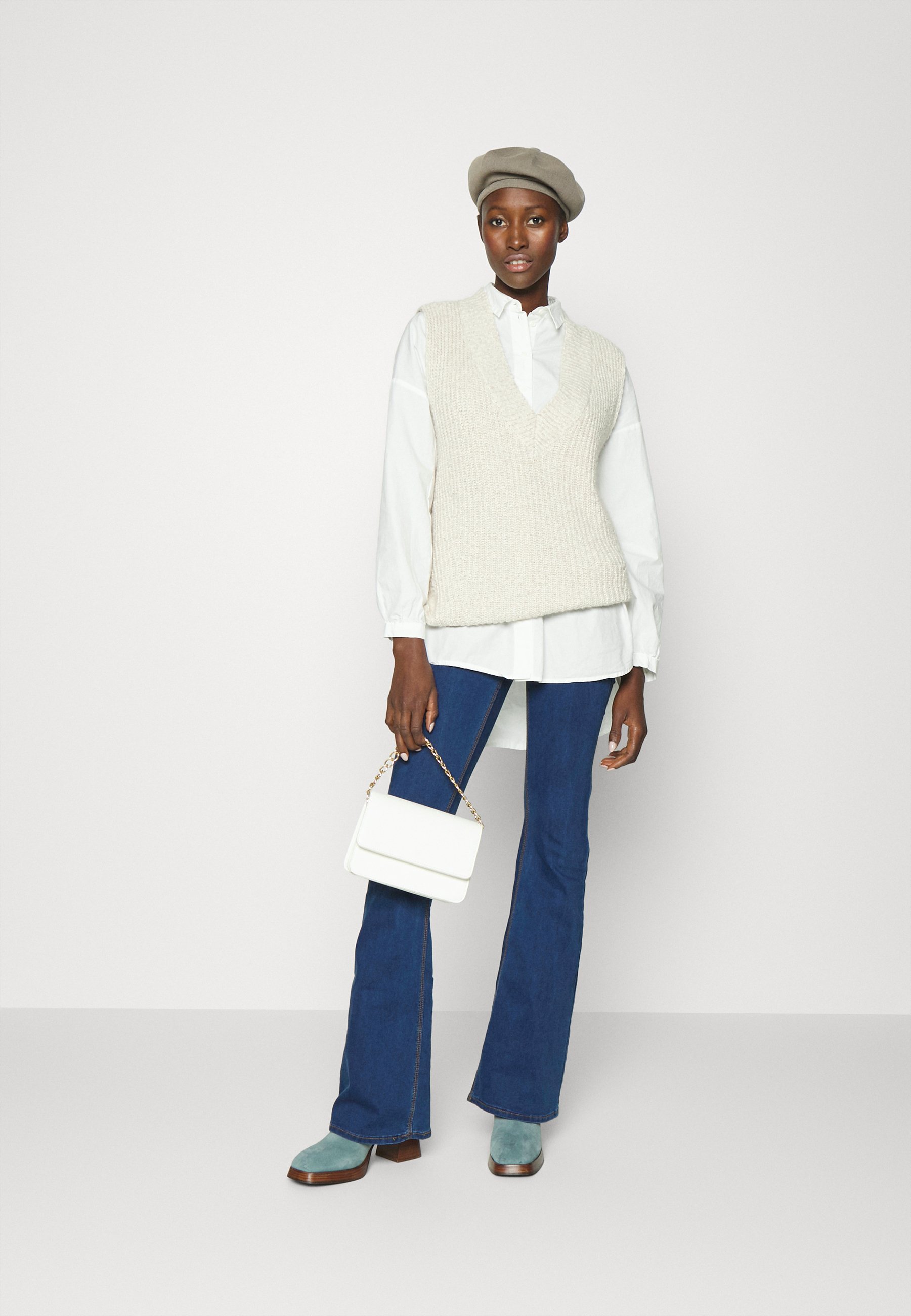 Missguided Tall LAWLESS - Flared Jeans - blue/dark-blue denim - Zalando .co.uk
