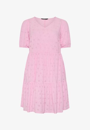 Yours Clothing, WOMEN'S MINI DRESSES - Vapaa-ajan mekko - baby pink