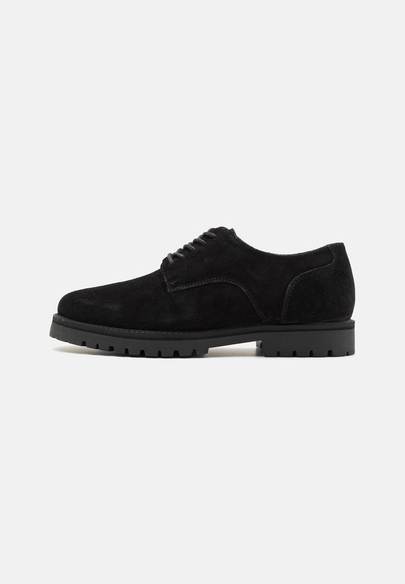 Zign LEATHER - Stringate - black