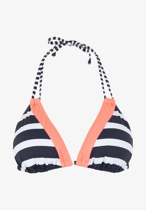 KangaROOS, KANGAROOS TRIANGEL-BIKINI-TOP - Bikini top - marine-weiß