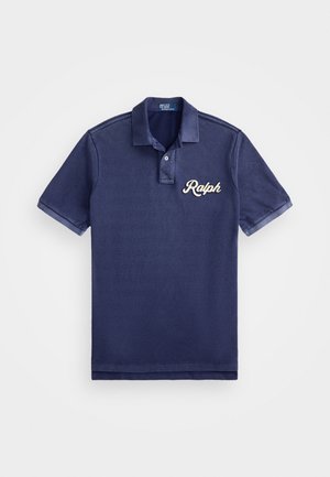 THE RALPH LOGO POLO SHIRT - Trükipildiga T-särk - dark cobalt/white