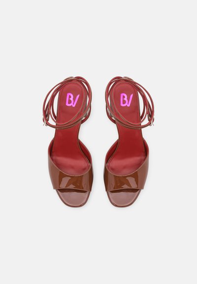 Bettina Vermillon JANET - Πλατφόρμες σανδάλια - brown