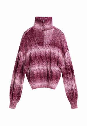 Desigual, SWEATER - STRIPED SWEATER    . - Maglione - pink