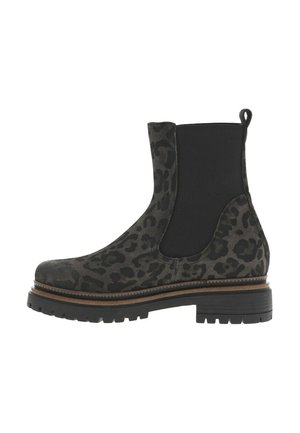 Bottines à plateau - léopard