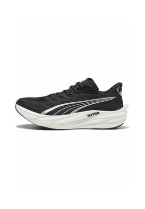 DEVIATE NITRO 4 - Road running shoes - black- white- silver