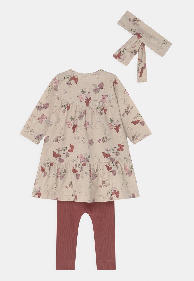 Kinder Freizeitkleider | Name it NBFFIANA GIFTPACK SET Leggings Hosen peyote melange/rot - MQ97405 Kinder Freizeitkleider | Name it NBFFIANA GIFTPACK SET Leggings Hosen peyote melange/rot - MQ97405