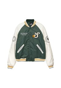 EMBROIDERED VARSITY - Bomberjacka - dark green