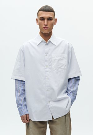 WOOD WOOD DOM SLEEVE STRIPE  - Camisa - azure blue