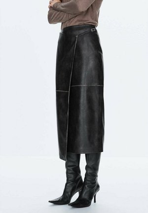 Mango, ADULT - Jupe portefeuille - black