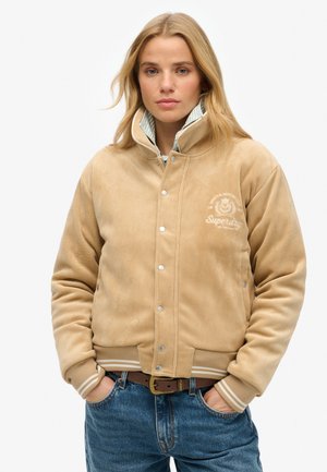 Bomberjakke - shaker beige