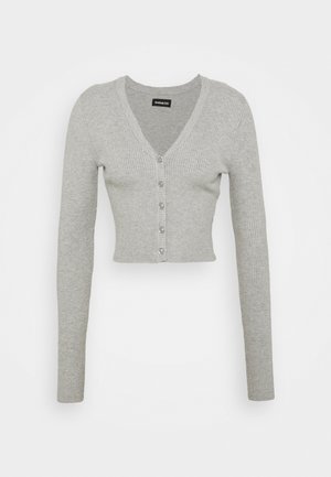 Kardigan - mottled light grey