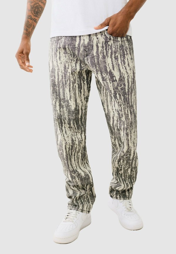 JACQUARD BOBBY INSEAM - Jeans Straight Leg