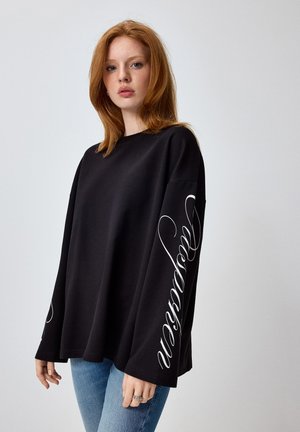 House, SWEATSHIRT MIT DRUCK - Mikina - black