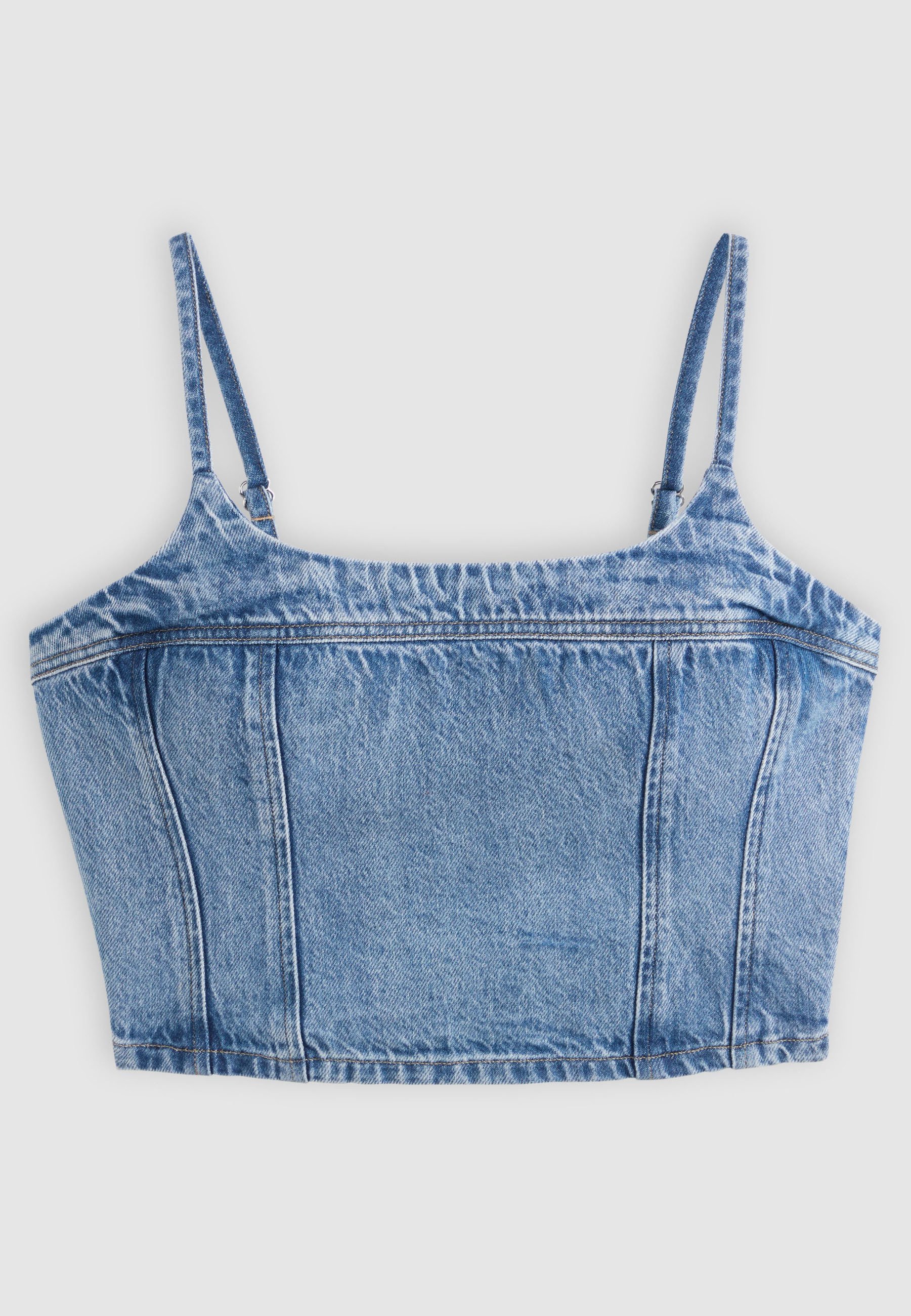 Levi's® JADINE DENIM CAMI TANK - Top - twisted stone/blue denim