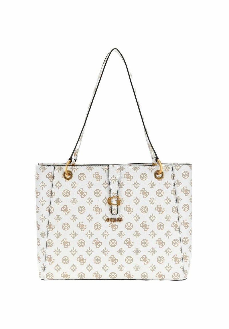 Guess KUBA - Borsa a mano - white logo