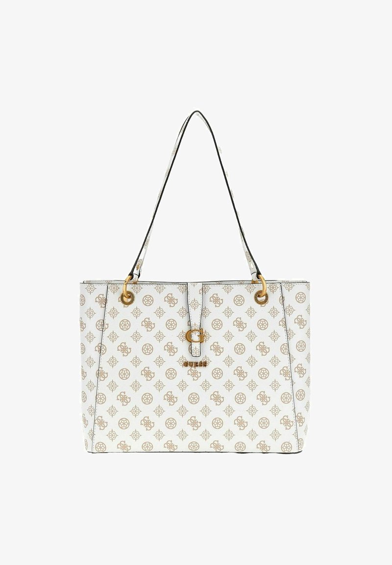 Guess KUBA - Borsa a mano - white logo