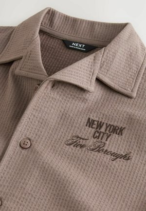 Next REGULAR FIT - TEXTURED  - Chemise - light brown