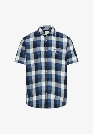 camel active, KURZARMHEMD MIT BRUSTTASCHEN - Chemise - indigo blue