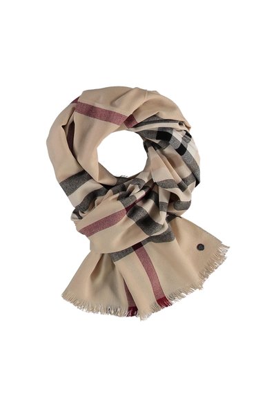 Stola FRAAS Patchwork Motivi Foglie 70x180 Cm – Sciarpa In Seta E Cotone, Elegante E Versatile, Regalo Perfetto Per Ogni Occasione