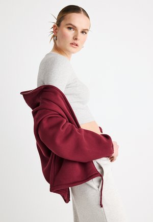 SOFT SPORT ZIP - Sweatjakke - burgundy