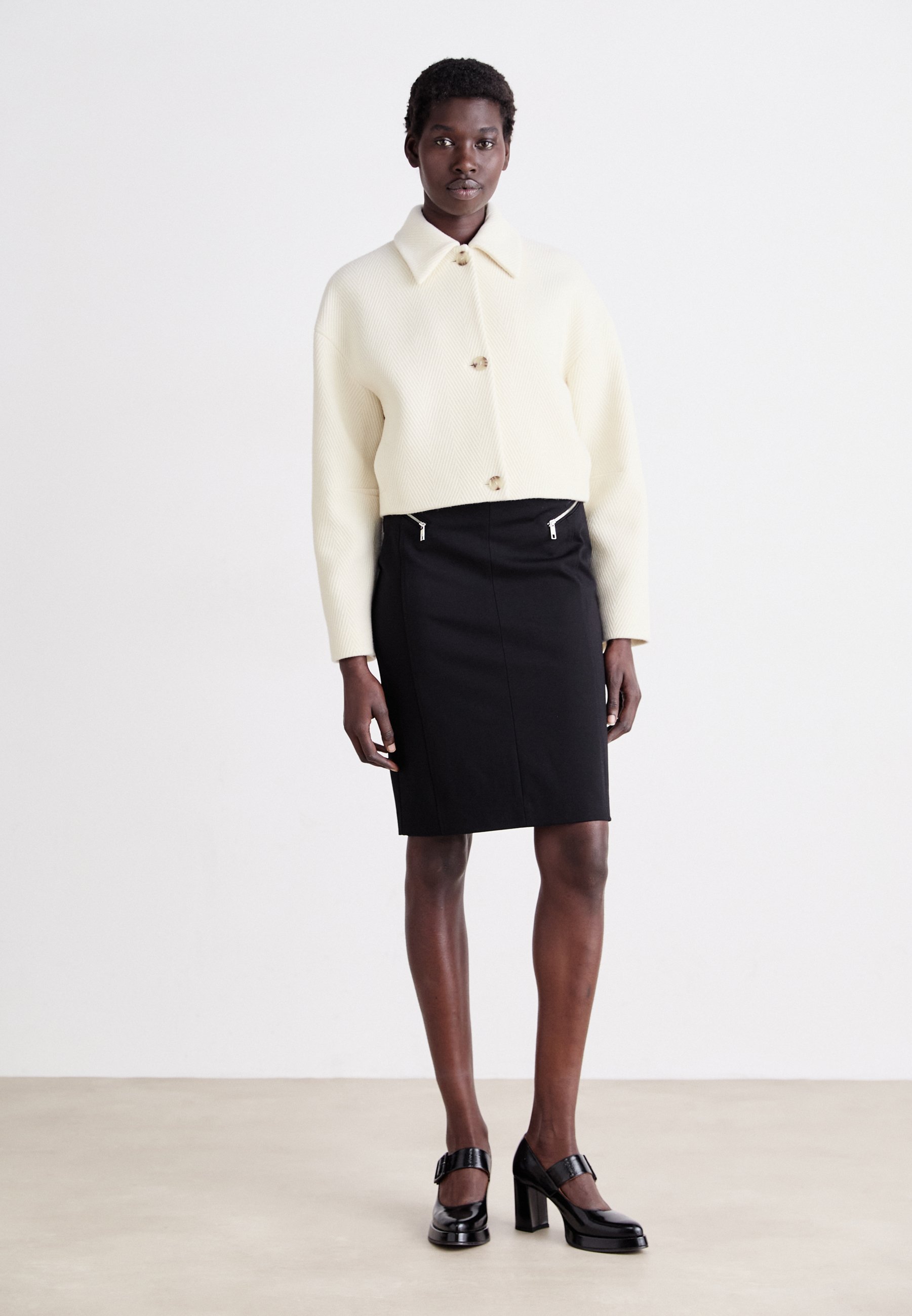 BOSS VOLMAR - Pencil skirt - black - Zalando.co.uk