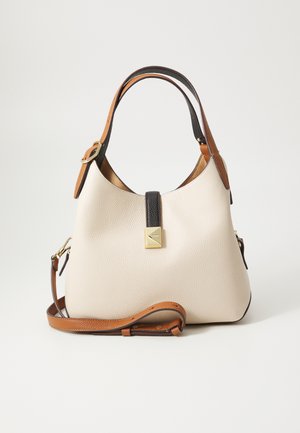 DECO COLORBLOCKED PEBBLED TOTE - Handbag - milk glass multi