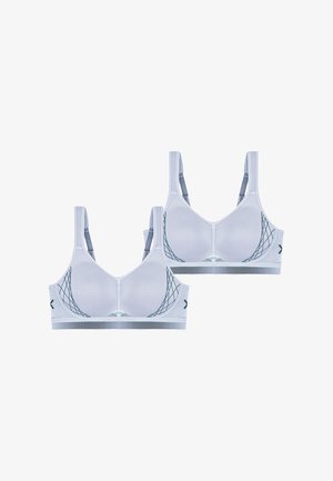 2-PACK - Push up -rintaliivit - platinum