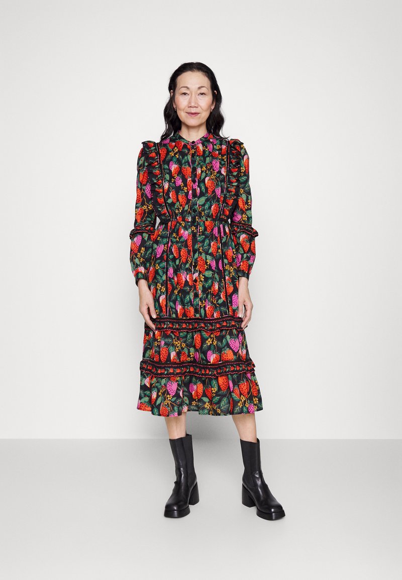 Farm Rio LADY STRAWBERRY MIDI DRESS - Freizeitkleid - multi-coloured ...
